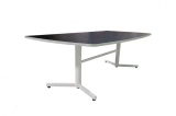 Supreme Table, Chrome Base