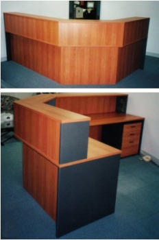 Excel Angled Reception Desk