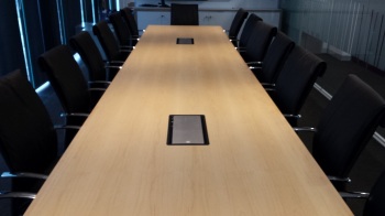 Timber Veneer Boardroom Table