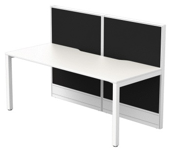 Cubit single desk with Cubit 50 screen