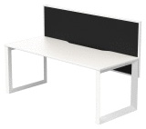 Quantum single desk with Connect 30 screen