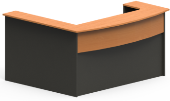 Excel Bow Front Reception Desk