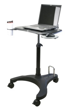 Upanatom, mobile sit/stand laptop desk