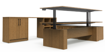 Exec Height Adjustable Desk Setting