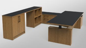 Exec Height Adjustable Desk Setting