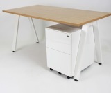 Alpha Steel Frame Desk