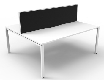 Rapid Deluxe Profile Double Desk