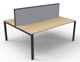 Rapid Deluxe Profile Double Desk