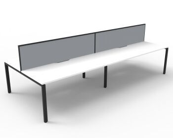 Rapid Deluxe Profile 4 person Desk