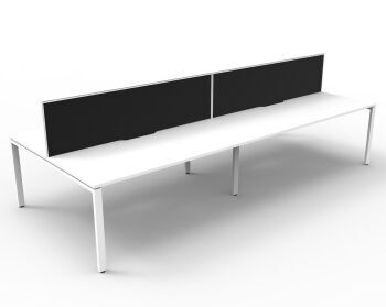 Rapid Deluxe Profile 4 person Desk