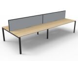 Rapid Deluxe Profile 4 person Desk