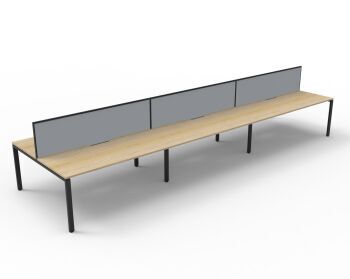 Rapid Deluxe Profile Double 6 person Desk