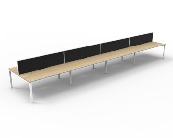 Rapid Deluxe Profile Double 8 person Desk