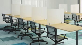 Frosted Acrylic Desk Top Screens