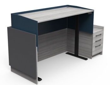 Altitude Height Adjustable Reception Desk