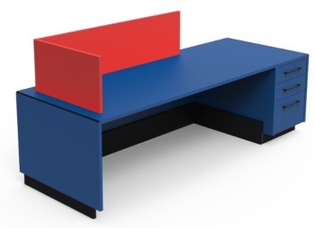 Rubik Reception Desk Rectangular Hob