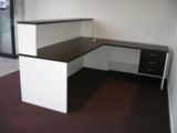 Excel Desk with Return & Reception Hob