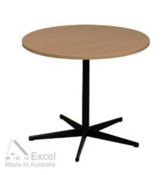 Round Table with black 5 way base