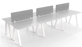 Vee Leg Double Sided Desk