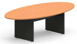 Elliptical Table with H Base