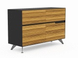 Novara Timber Veneer Cabinet