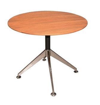 Potenza Timber Veneer Round Meeting Table