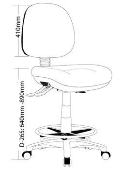 Prestige P350 Drafting Chair