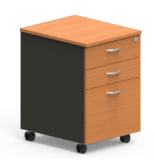 Excel Mobile Pedestal - 2 & 1 File drawer, 48 colours