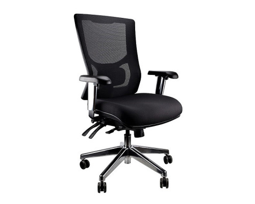 Seville High Back Ergonomic Office Chair with Alloy Base