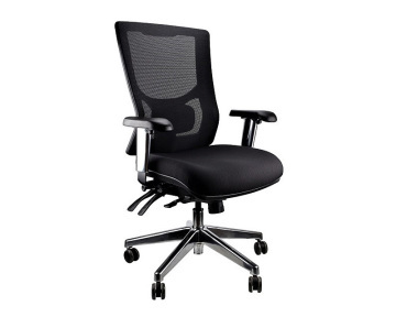 Seville High Back Ergonomic Office Chair with Alloy Base