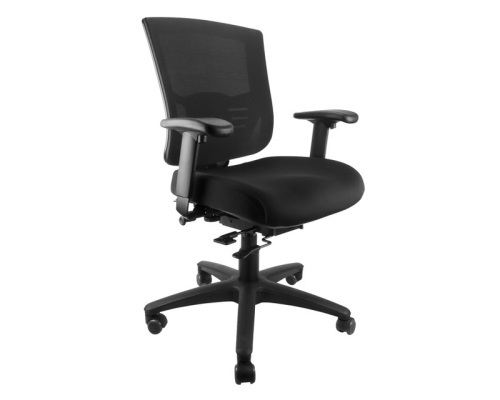 Siena Mid Back Synchro Tilt Chair with arms, 160kg rating