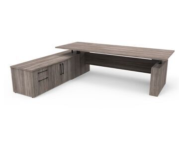 E-Desk Executive Desk & Storage Return