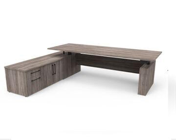 E-Desk Executive Desk & Storage Return