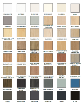 Table Tops, 25mm thick 48 colours