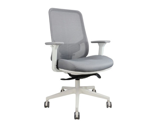 Parker Synchro-Tilt Chair, White Frame
