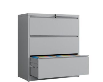 Lateral Filing Cabinet, 3 drawer