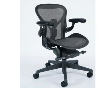 Herman Miller Aeron Remastered, 12 Year warranty, Size B, Graphite