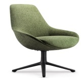 Lutie Club Lounge Chair, 4 way base