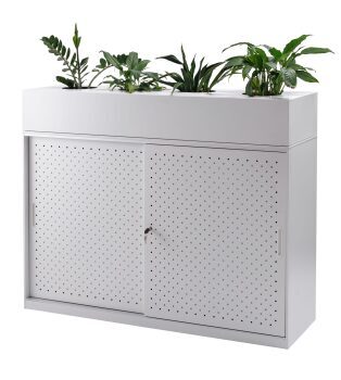 Perforated Sliding Door Cupboard