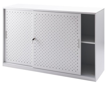 Perforated Sliding Door Cupboard with Planter Box