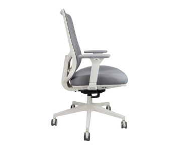 Parker Synchro-Tilt Chair, White Frame