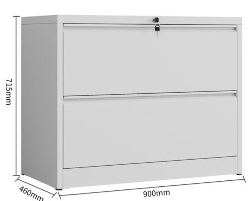 Lateral Filing Cabinet, 2 drawer