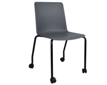 Echo 4 Leg Stacking Chair, with castors