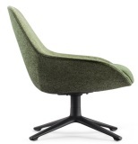 Lutie Club Lounge Chair, 4 way base