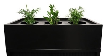 Perforated Sliding Door Cupboard with Planter Box