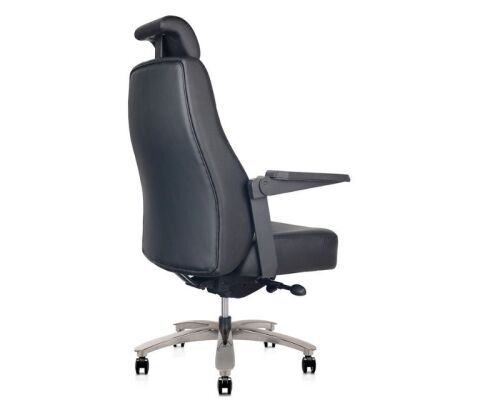 Monarch 24/7 Chair, 185kg rating, Black Leather