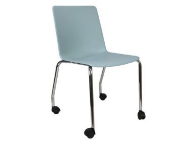 Echo 4 Leg Stacking Chair, with castors