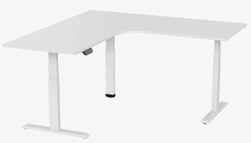 E-Desk Electric Height Adjustable Corner Workstation