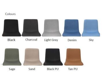 Echo Deluxe Stool, Upholstered